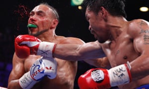 Manny Pacquiao wins WBA welterweight title after stunning victory over Keith Thurman in Las Vegas (Photos)