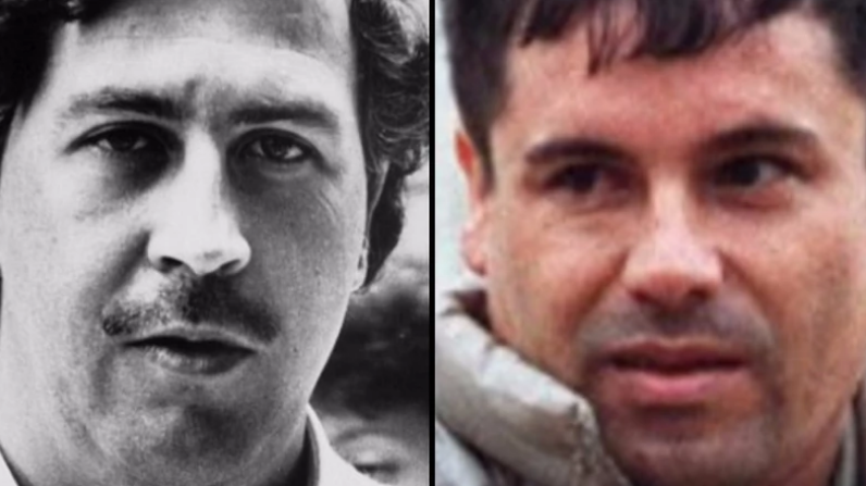 Pablo Escobar El Chapo Guzman comparison chart.